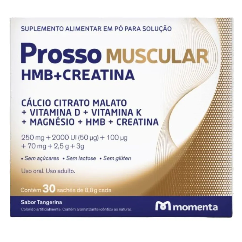 Suplemento Alimentar Prosso Muscular Hmb + Creatina 30 Sachês 8,8 g Cada