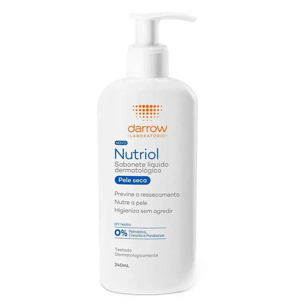 Sabonete Líquido Facial Darrow Nutriol Pele Seca 240 ml