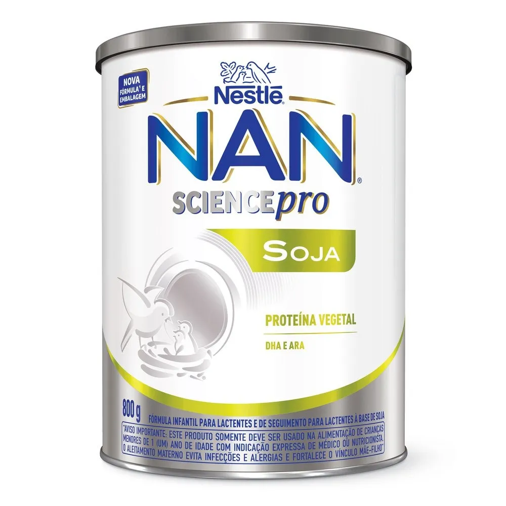 Fórmula Infantil NAN SciencePro Soja Sem Lactose 800 g