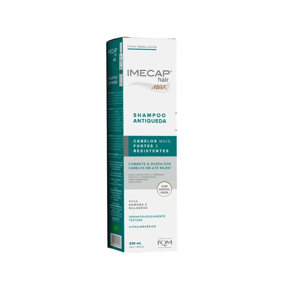 Shampoo Imecap Hair Max Antiqueda 200 ml