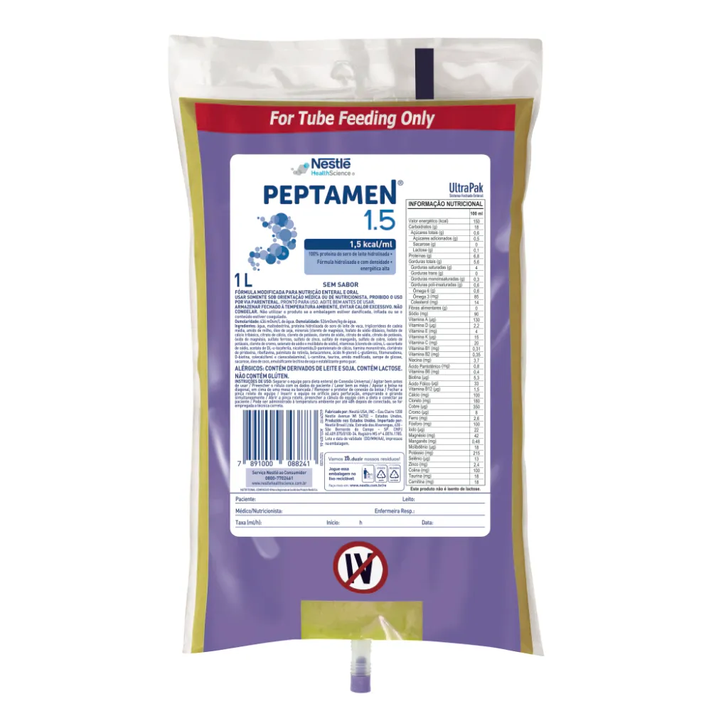 Nutrição Enteral E Oral Peptamen 1.5 S/F 1000 Ml