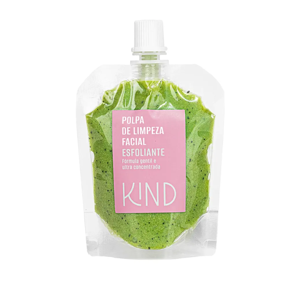 Polpa de Limpeza Facial Esfoliante Kind 80 g