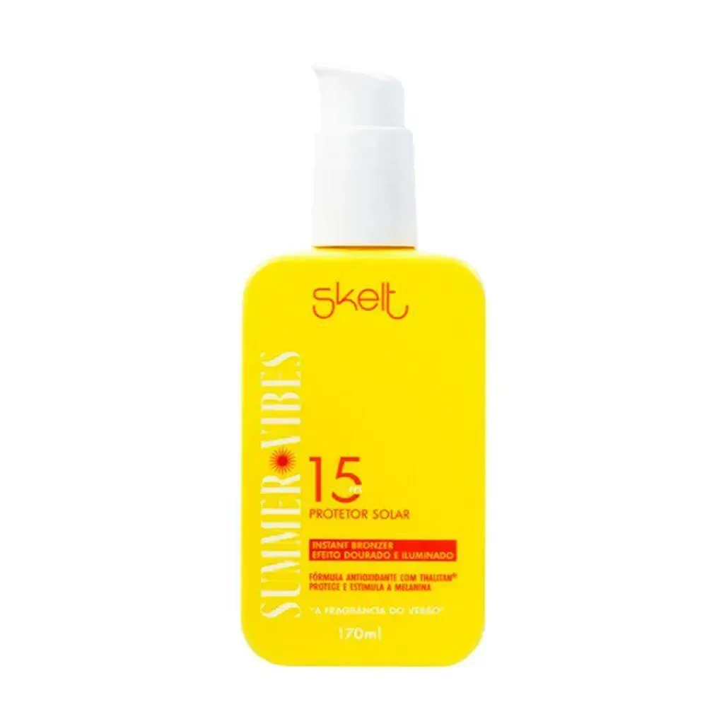 Skelt com Instant Bronzer Fps 15 - Protetor Solar 170 Ml