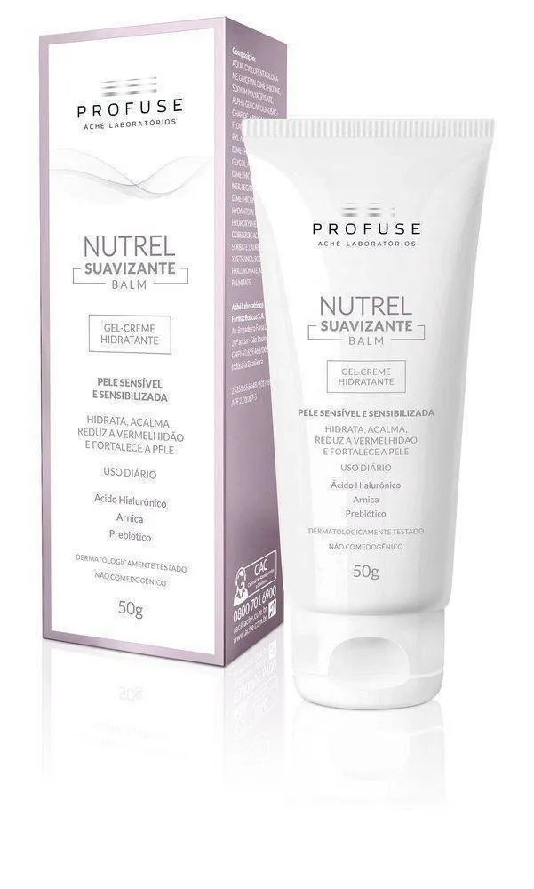 Creme Hidratante Peles Sensíveis Profuse Nutrel Balm Gel 50 g