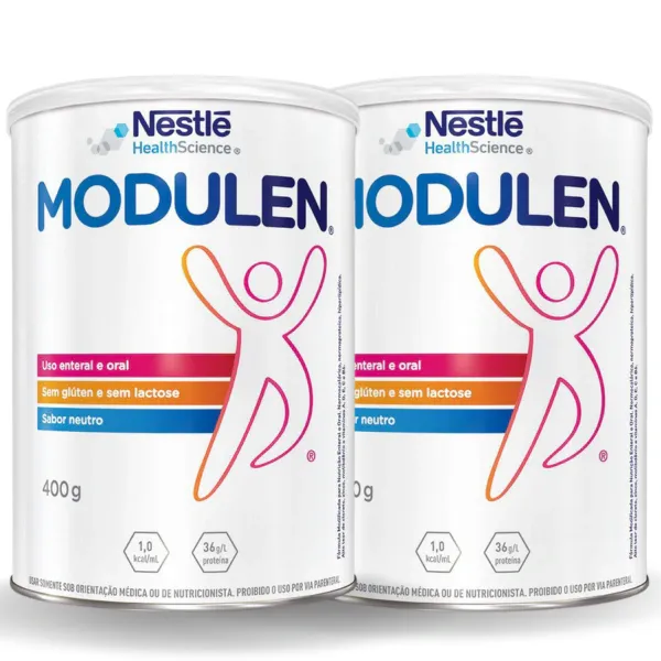 Nutrição Enteral E Oral Modulen Lata 400 G 2 Unidades