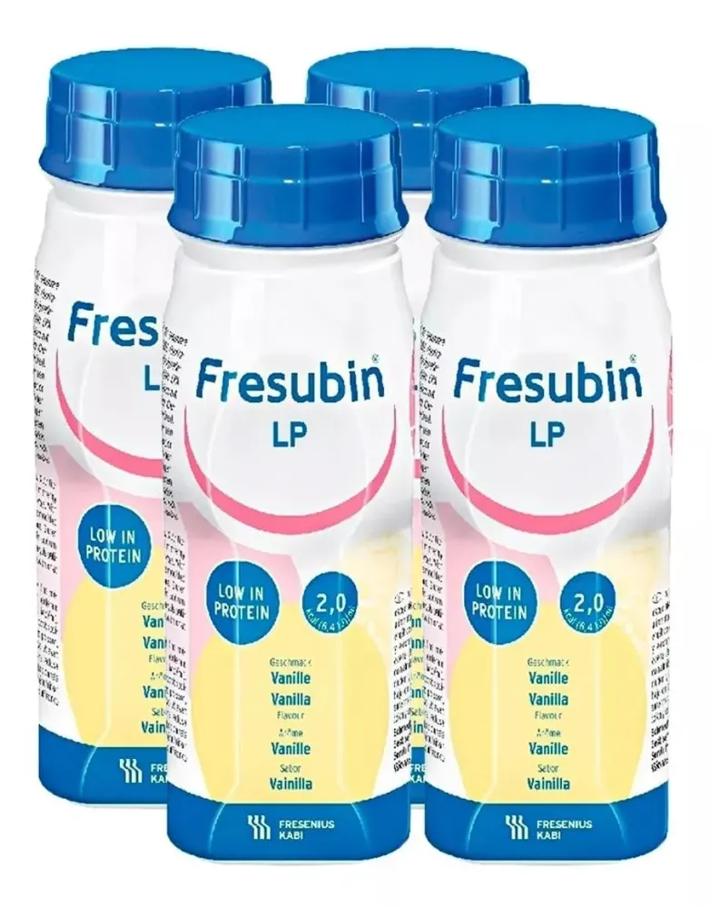 Kit 4 Fresubin Lp Baunilha 200 ml