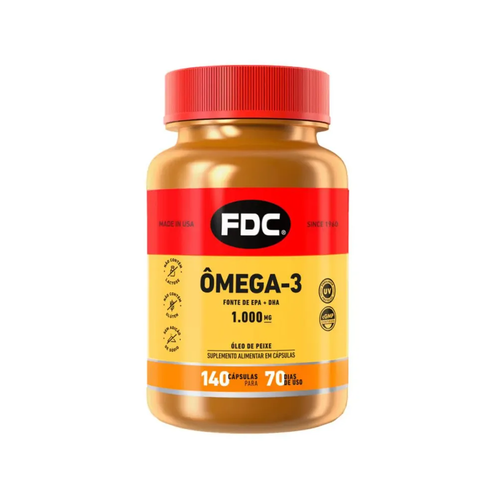 Ômega 3 EPA 1000 mg FDC com 140 cápsulas