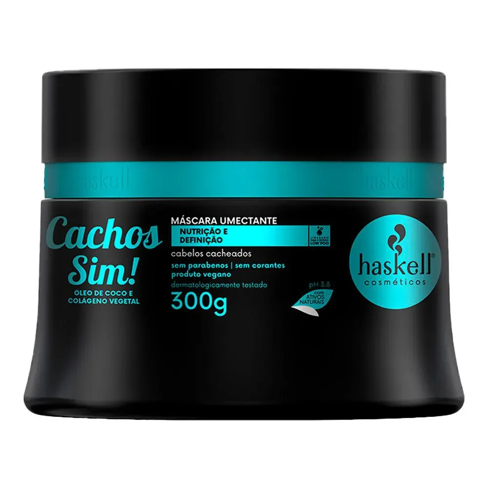 Máscara Haskell Cachos Sim 300 ml