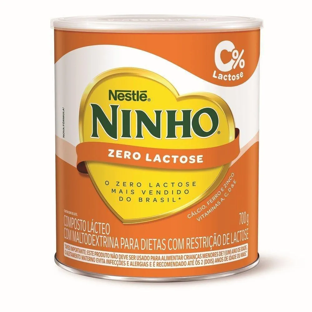 Composto Lácteo NINHO Zero Lactose Lata 700 g