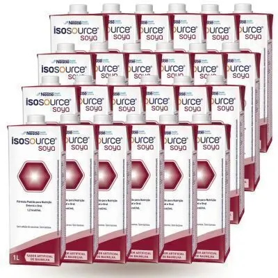 Nutrição Enteral E Oral Isosource Soya 1 L 24 Unidades