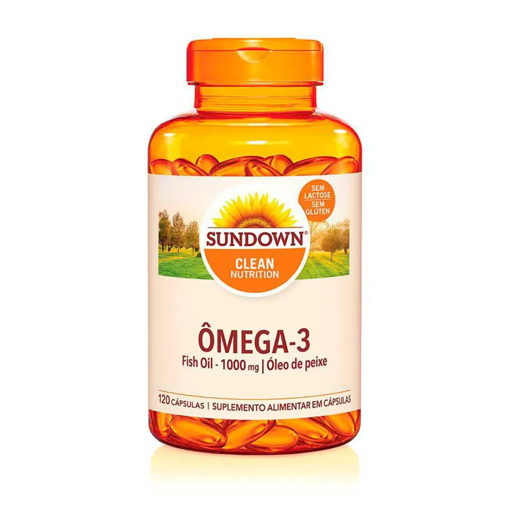 Ômega 3 Fish Oil 1000 mg Sundown 120 cápsulas