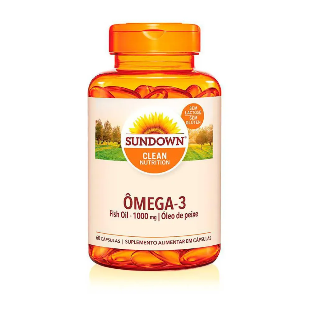 Ômega 3 Fish Oil 1000 mg Sundown 60 cápsulas