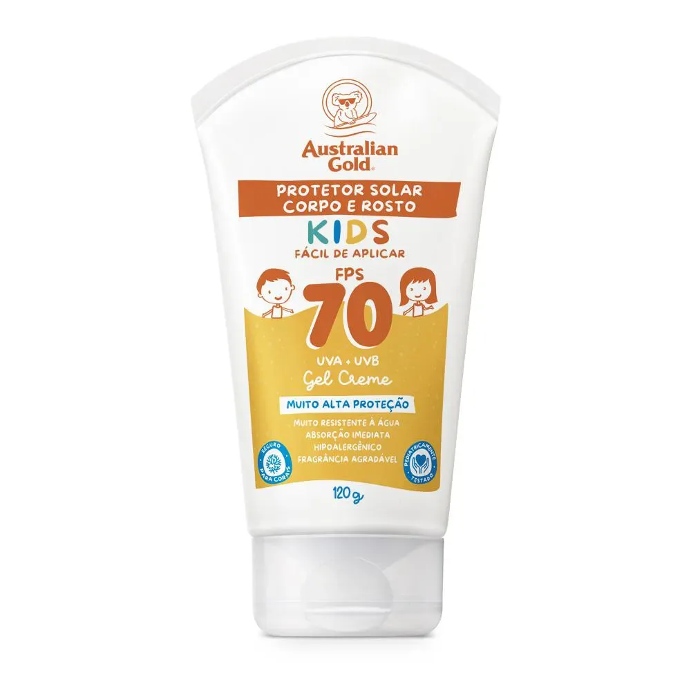 Protetor Solar Infantil Australian Gold Kids Fps70 - 120 g