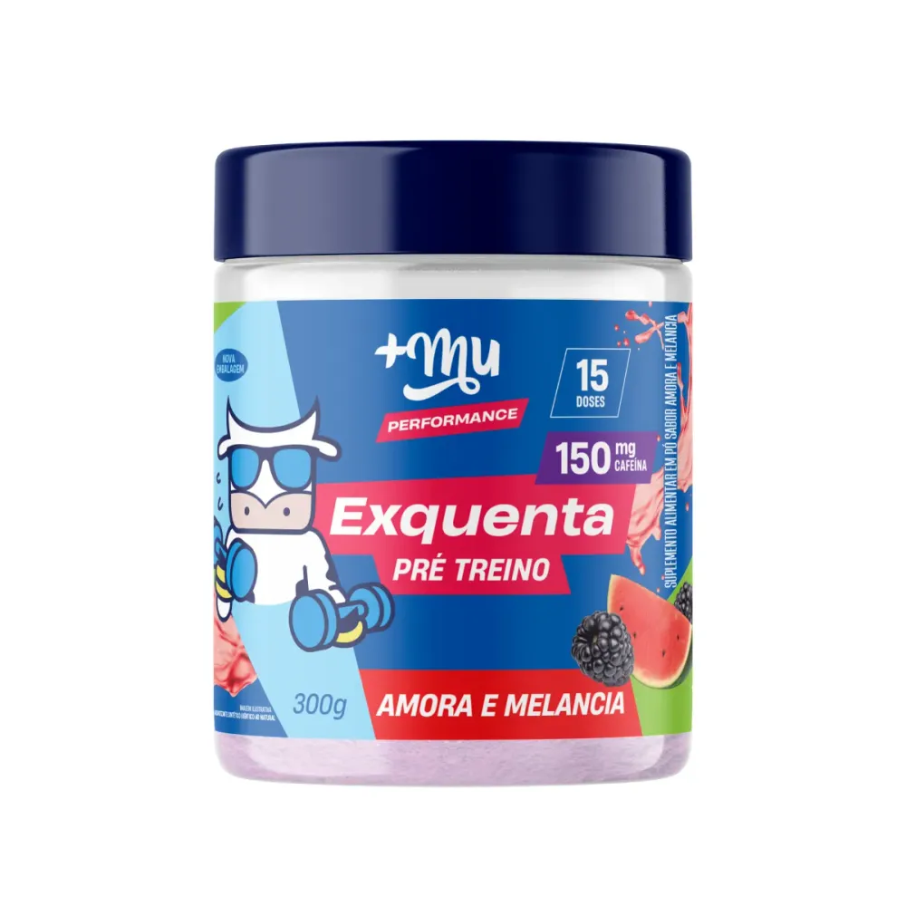 Pré-Treino Exquenta Mais Mu Muke Amora 300 g