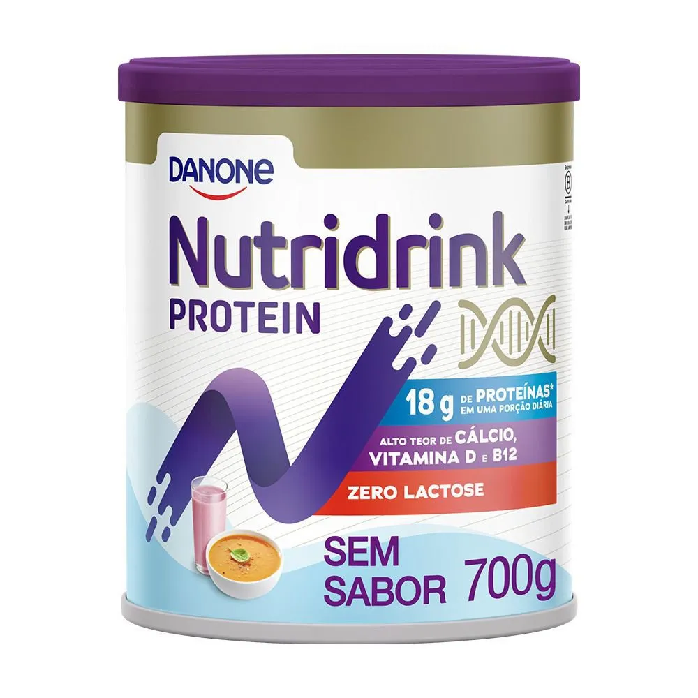 Suplemento Alimentar Nutridrink Protein Sem Sabor Zero Lactose 700 g