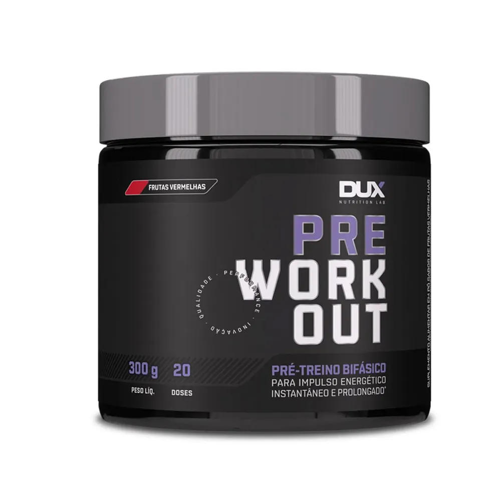 Pré-treino Pre Workout Dux Nutrition Frutas Vermelhas 300 g