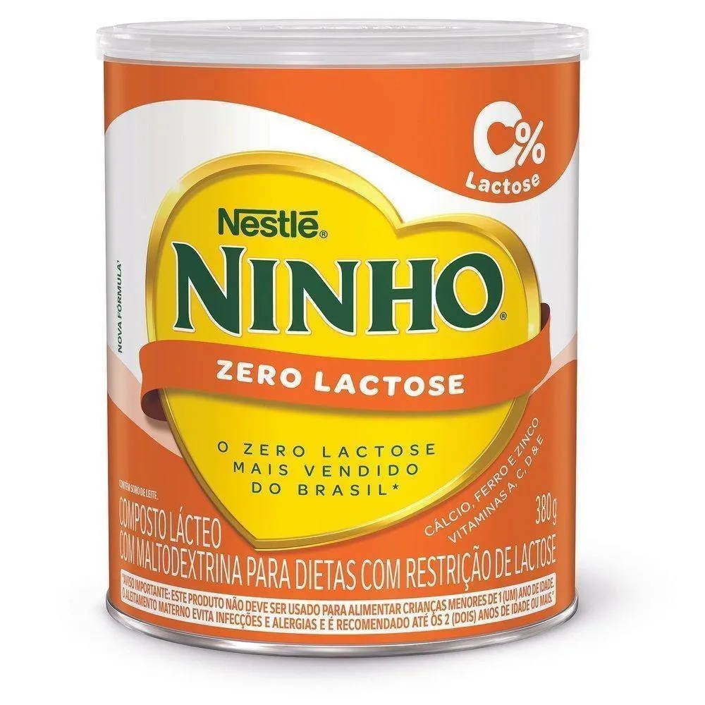 Composto lacteo Ninho Forti+ zero Lactose 380 g
