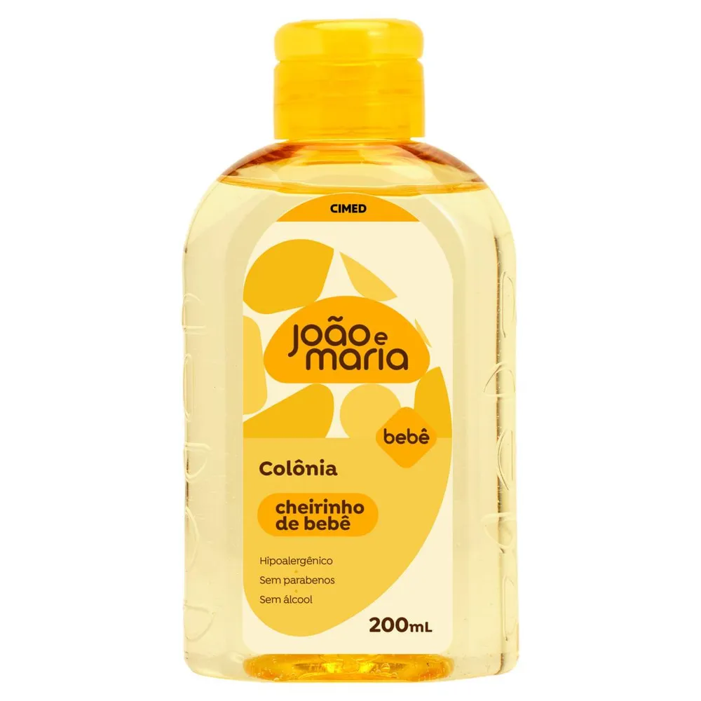 Cimed Colônia Cheirinho De Bebê João E Maria 200 ml