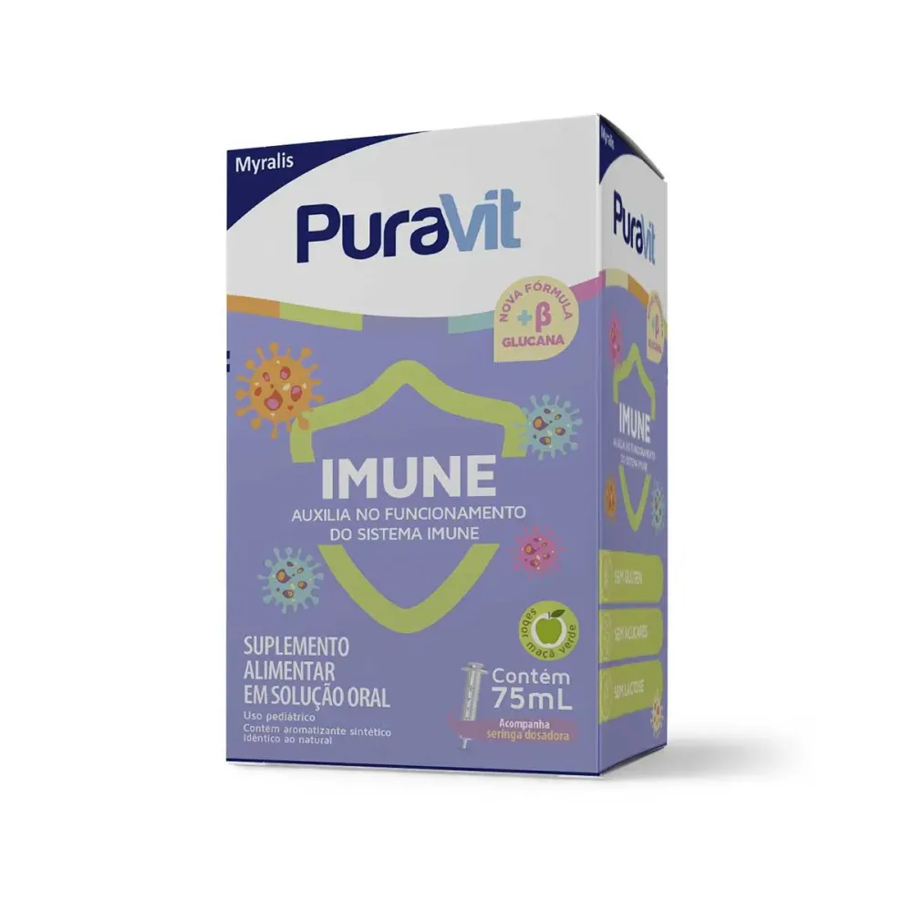 Polivitamínico Puravit Imune 75 ml + Dosador