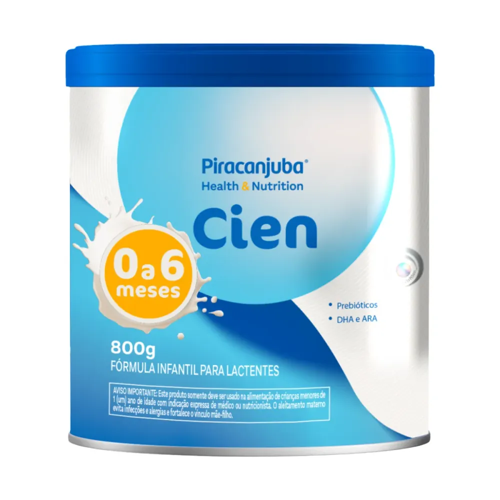Fórmula Infantil Cien Piracanjuba 0 a 6 Meses 800 g