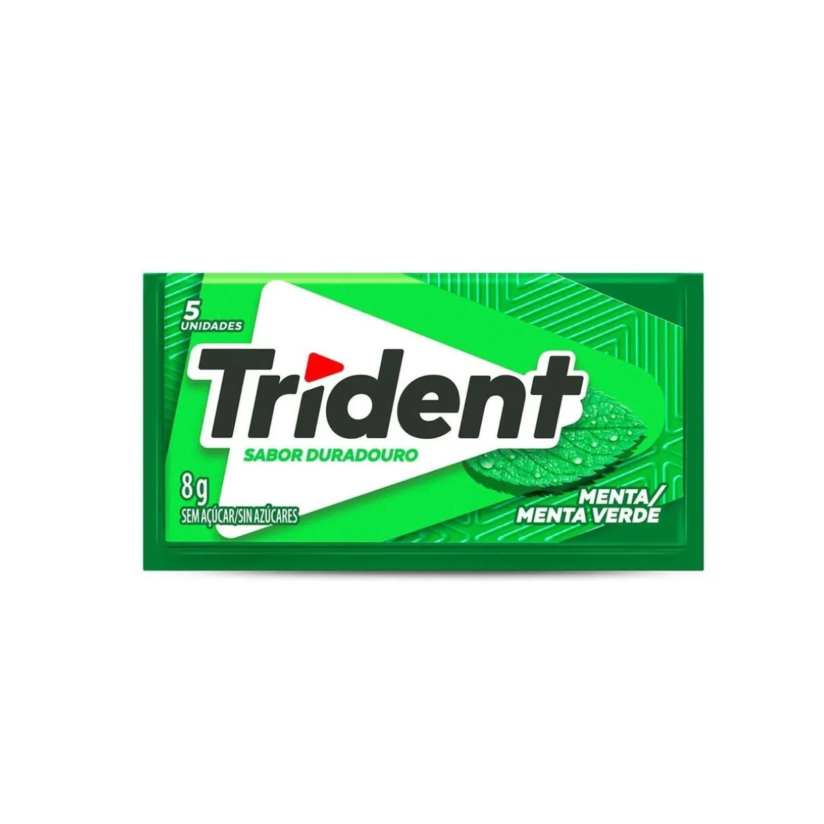 Trident Goma de Mascar Menta Sem Açúcar 8 g