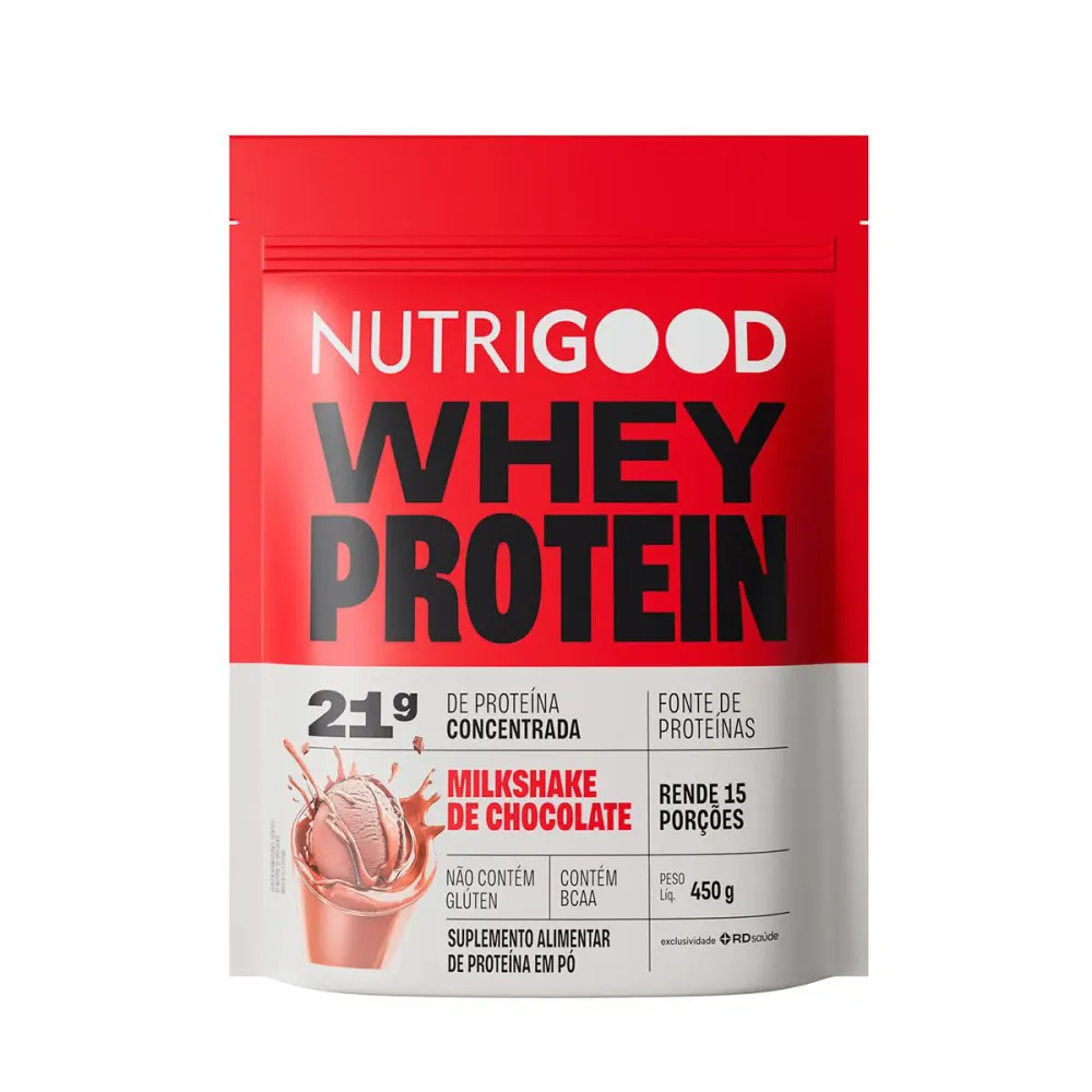 Whey Protein Concentrado Nutrigood Milkshake de Chocolate 450 g