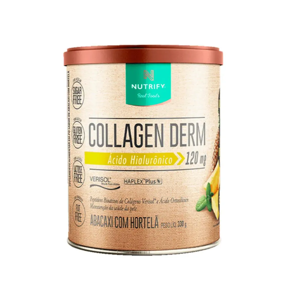 Colágeno Hidrolisado Nutrify Collagen Derm Abacaxi com Hortelã 330 g