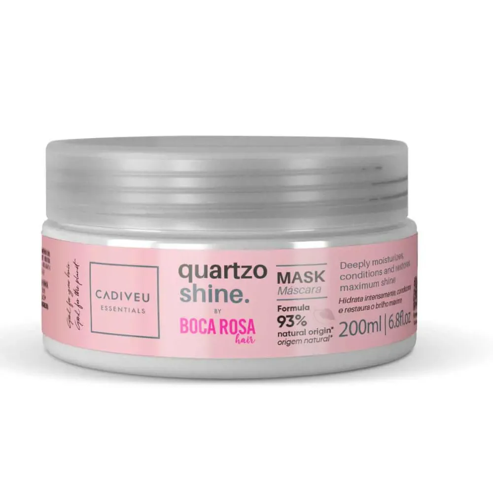 Máscara Capilar Cadiveu Quartzo Shine By Boca Rosa 200 ml