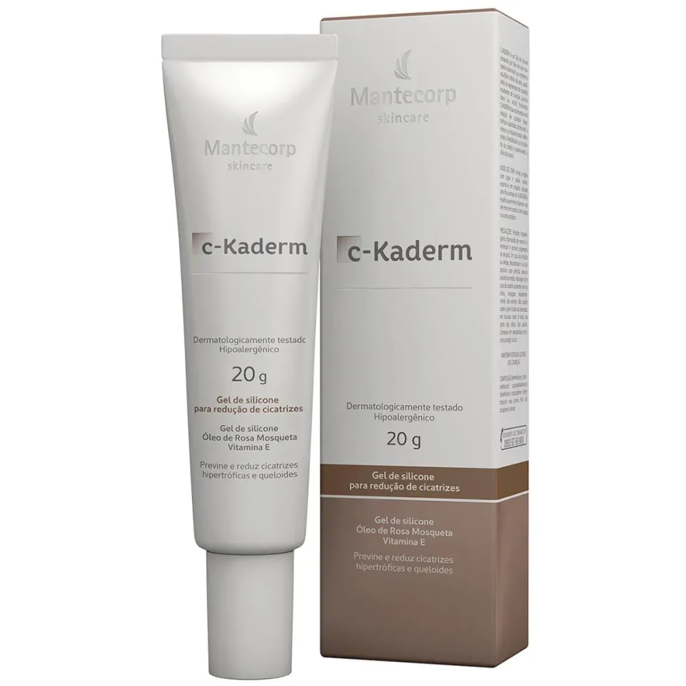 Gel de Silicone para Redução de Cicatrizes Mantecorp C-Kaderm com 20 g