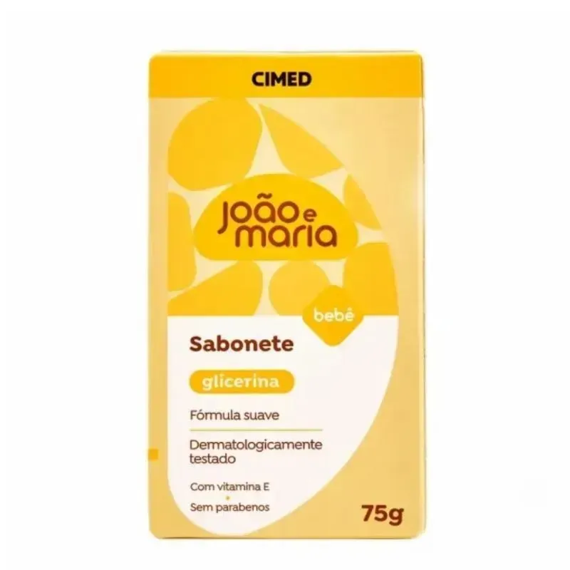 Sabonete em Barra Infantil João e Maria Bebê Glicerina 75 g
