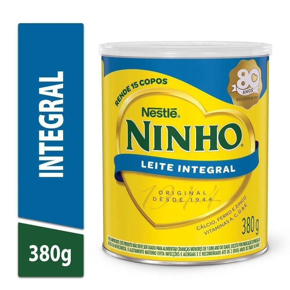 Leite Em Pó Ninho Integral 380 g