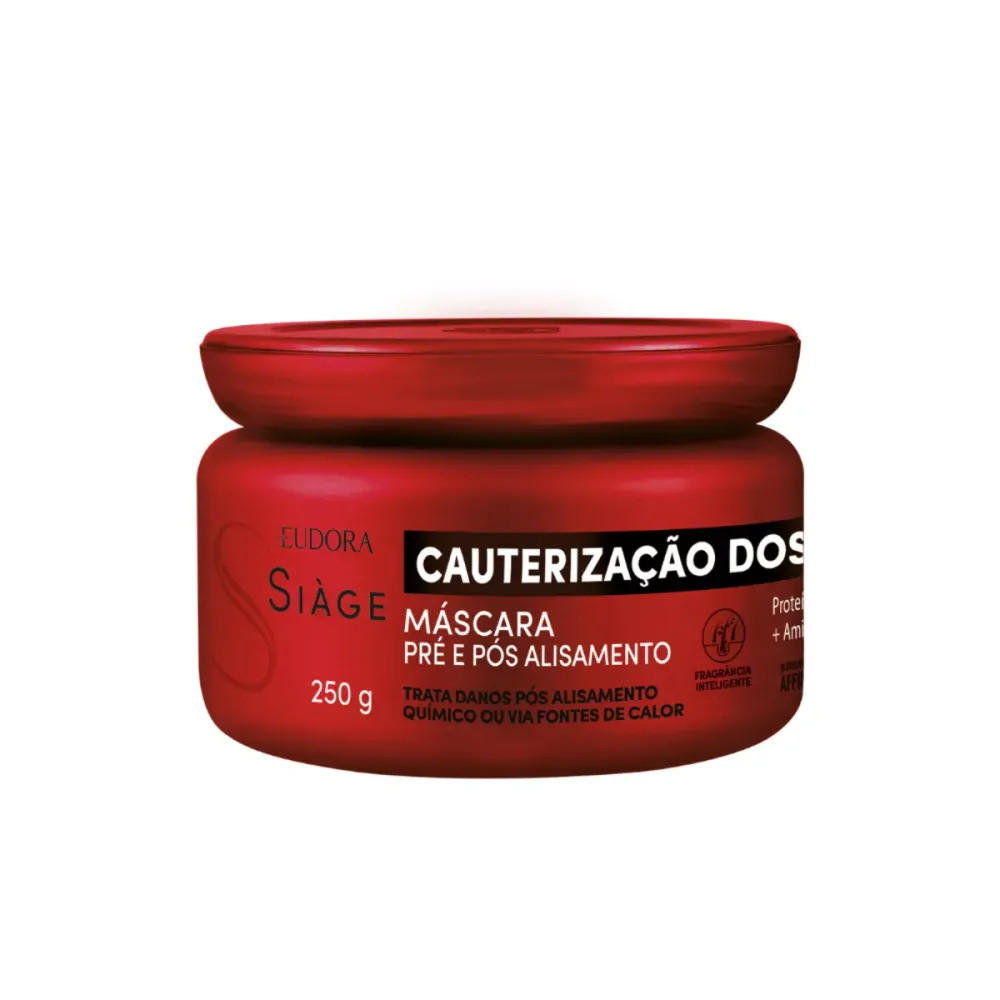 Máscara Capilar Cabelo Liso Siàge Cauterização dos Lisos 250 g