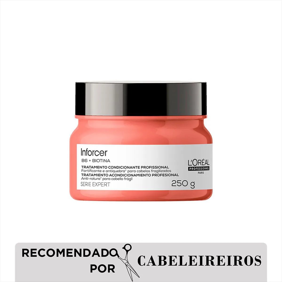 L'Oréal Professionnel Máscara de Cabelo Fortalecedora Inforcer Cabelos Danificados 250 g