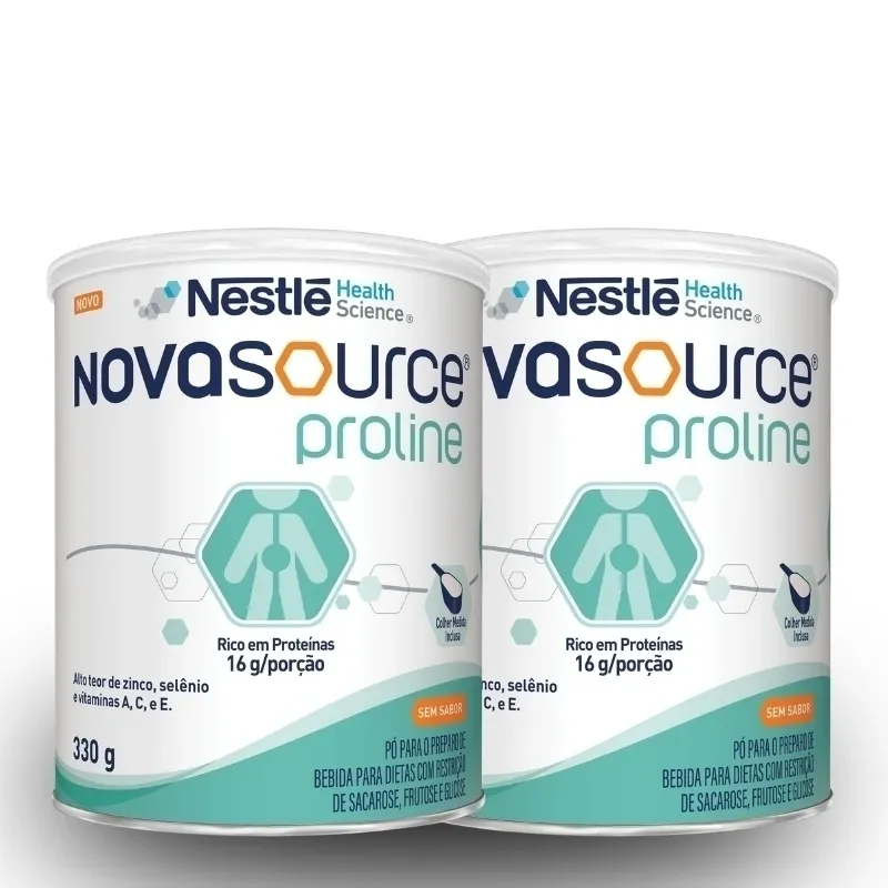 Pó Para O Preparo De Bebida Para Dieta Com Restrição De Sacarose, Frutose E Glicose Novasource Proline Po 330 G 2 Und