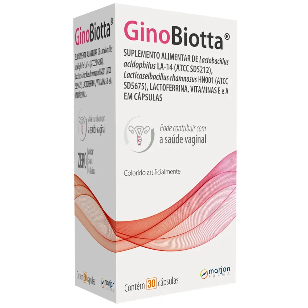 Marjan Suplemento Alimentar Ginobiotta 30 Cápsulas