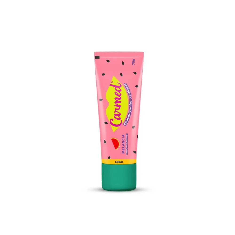 Gel Dental Carmed com Flúor Sabor Melancia 70 g