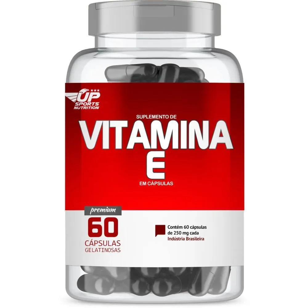 Vitamina e 250 mg com 60 cápsulas Up Sports Nutrition