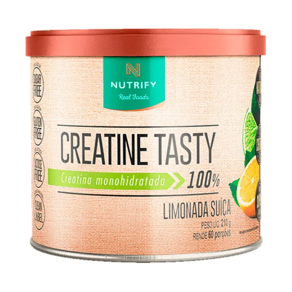 Creatina em Pó Creatine Tasty Nutrify Limonada Suíça 210 g